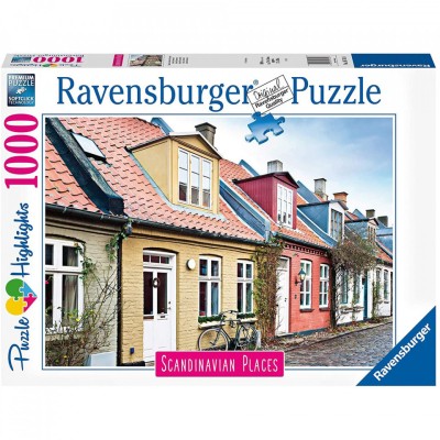 Puzzle Aarhus Danemarca, 1000 Piese foto