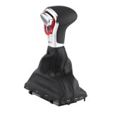 Cumpara ieftin Nuca si manson din piele, pentru schimbator de viteze cutie automata, compatibil cu Audi A3, A4, A5, A6, Q5, Q7 S-line