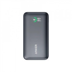 POWER BANK Anker &quot;533&quot; 10.000 mAh, 30W PD si Power IQ 3.0, 2 x USB-C, 220 g, negru, &quot;A1256G12&quot; (timbru verde 0.98 lei) - 0194644055127