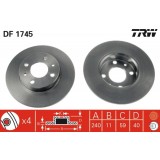 Disc frana spate TRW DF1745