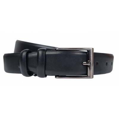 Curea batal barbati, eleganta pentru costum, din piele naturala, Negru, Latime 3.5cm, lungime pana la 170cm - CK84N foto