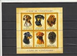ROMANIA 2005 LP 1694 a CAINI DE VANATOARE BLOC MNH