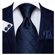 Set cravata + batista + butoni - matase - model 36