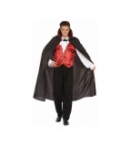 Costum Vampir Gotic pentru Adulti, Pelerina Bluza si Pantaloni, Marimea 56