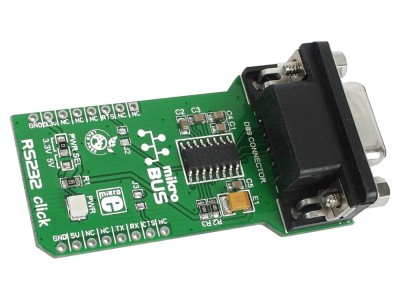 RS232 MAX3232 Prototip Placă Interfață Click Board foto