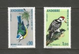 Andorra (Fr) 1973 - Păsări, serie neuzata