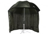 Umbrela pescuit cu parasolar FL 250cm, Impermeabila, Verde inchis, Detașabila