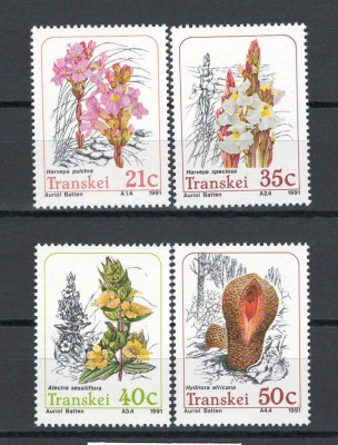 Transkei 1991 Mi 263/66 MNH, nestampilat - Flori foto