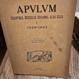 Apulum, buletinul Muzeului Regional Alba Iulia nr.I 1939-1942, publicat de Ion Berciu
