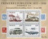 Norvegia 1980 - Transport, tren, avion, vapor, bloc neuzat