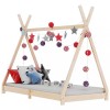 VidaXL Cadru de pat de copii, 70 x 140 cm, lemn masiv de pin 283355