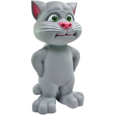 Jucarie interactiva Talking Tom motanul inteligent vorbitor,30 cm foto