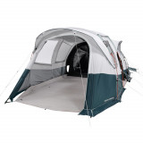 Cort cu bețe camping ARPENAZ 6.3 Fresh&amp;Black 6 Persoane 3 Camere, Quechua