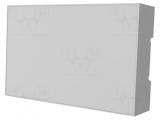 Carcasă pentru șină DIN, gri, 90x142x32 mm, 8 module