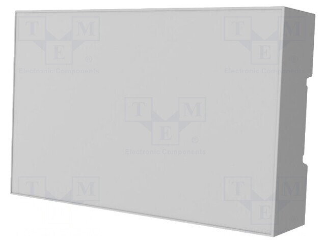 Carcasă pentru șină DIN, gri, 90x142x32 mm, 8 module