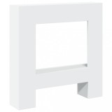 Cumpara ieftin Masca de semineu, alb, 81x18x82 cm, lemn prelucrat