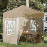 vidaXL Cort de Petrecere Pop-up Crem 195 x 195 x 245 cm 42019735