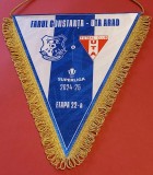 Fanion meci fotbal FARUL CONSTANTA - UTA ARAD (etapa 22-a 2024/2025)