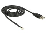 Cablu USB 2.0 DELOCK 95987 USB A 5 pini 1,5m 28AWG Negru