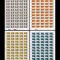 ✅ RO 1999 / LP 1491 ,&quot;Secolul XX - II Millenium &quot;,serie in COLI de 50 de marci,MNH