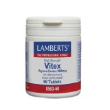Lamberts High Strength Vitex Agnus Castus 1000mg Supliment pentru Menopauză 60 Comprimate