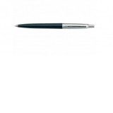 Pix cu mecanism, Parker, Jotter, 0.8 mm, plastic, accesorii inox, negru