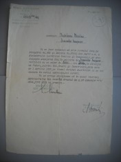 HOPCT DOCUMENT VECHI 373 ADRESA TELEGRAFICA REGIA AUTONOMA CFR BUCURESTI 1937
