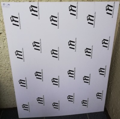 Placa dublu strat IPI pentru gravura laser LGG 702 alb/transparent foto