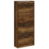 Cumpara ieftin Pantofar, stejar fumuriu, 63x24x147 cm, lemn compozit