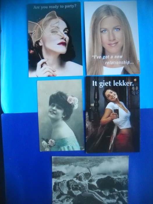 HOPCT LOT NR 1135 ..FEMEI...FEMEI - 5 CARTI POSTALE-NECIRCULATE&#039;&#039;