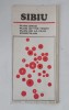 Sibiu - plan oras - harta turistica 1970, 47x33cm