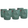 VidaXL Saci pentru deșeuri din grădină 12 pcs Verde 66 x 66 x 83.5 cm 42008107