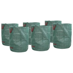 vidaXL Saci pentru deșeuri din grădină 12 pcs Verde 66 x 66 x 83.5 cm