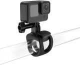 Sistem prindere tip inel, Telesin, compatibil GoPro Hero 13, GoPro Hero 12, Osmo Action 4, Insta 360 X3, elastic, negru