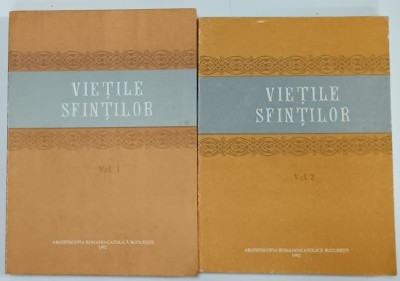 VIETILE SFINTILOR , VOLUMELE I - II , 1992 foto
