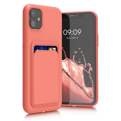 Husa Kwmobile pentru Apple iPhone 11, Silicon, Roz, 55114.76 foto