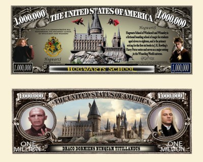 SUA = FANTASY NOTE (TJ6) = FILMUL , HARRY POTTER , HOGWARTS SCHOOL&amp;#039; - 2023 - UNC foto