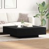 VidaXL Masă de cafea Stejar negru 100 x 100 x 31 cm Lemn compozit 863005