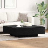 VidaXL Masă de cafea Stejar negru 100 x 100 x 31 cm Lemn compozit