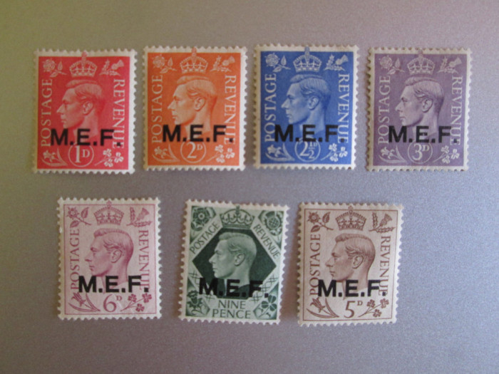 ANGLIA GEORGE M.E.F. MNH/MH=115