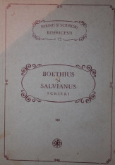 BOETHIUS SI SALVIANUS - PROF . DAVID POPESCU foto