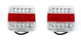 2 x Luminile din spate remorca ,Lumini de frana stanga dreapta Bus Van 14 LED 12v