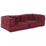 vidaXL Puf modular maro 140x70x36 țesătură 4019032