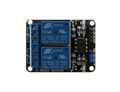 Modul 2 relee 12V (low level trigger) OKY3012-4 foto