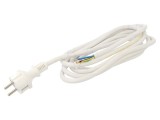 Cablu Electric 3x2,5mm2 PVC 3m Alb 16A