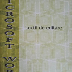 MICROSOFT WORD. LECTII DE EDITARE-ARIADNA CRISTINA MAXIMIUC