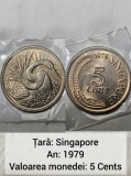 D3 / SINGAPORE 5 cent 1979 UNC