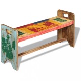 Cumpara ieftin Banchetă Cola, 100 x 30 x 50 cm, lemn masiv reciclat