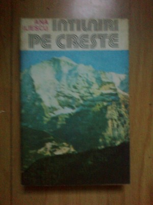 a1 INTALNIRI PE CRESTE - ANA ILIESCU foto