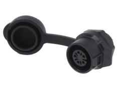 Conector circular soclu 5 pini aurit